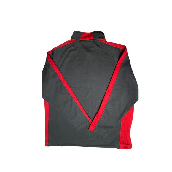 Nebraska Huskers Colosseum Gray Red Quarter Zip Pullover Men’s Large 🏈 - Picture 7 of 11